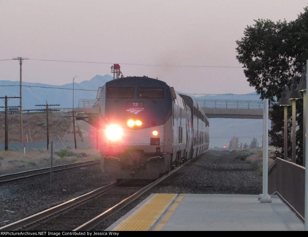 California Zephyr #6 arriving Winnemucca